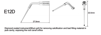 Ultrasonic scaler tip E12D